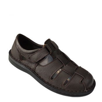 ΑΝΔΡΙΚΑ ΔΕΡΜΑΤΙΝΑ ΠΑΠΟΥΤΣΟΠΕΔΙΛΑ NICON ΚΑΦΕ